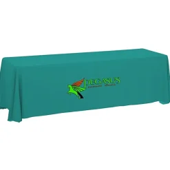 Serged Closed-Back Table Throw - 8 feet - 24 hr