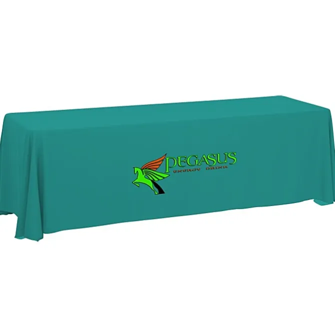 Serged Closed-Back Table Throw - 8 feet - 24 hr