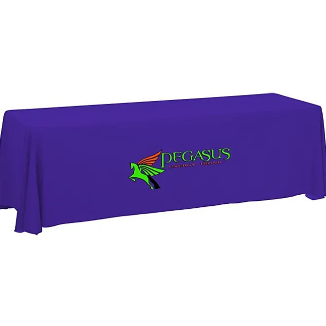 Serged Closed-Back Table Throw - 8 feet - 24 hr