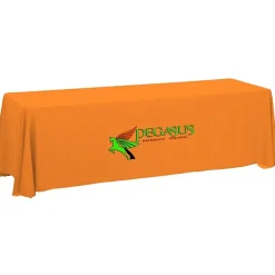 Serged Closed-Back Table Throw - 8 feet - 24 hr