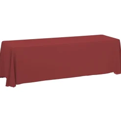 Serged Closed-Back Table Throw - 8 feet - Blank
