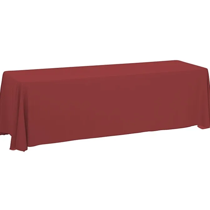 Serged Closed-Back Table Throw - 8 feet - Blank