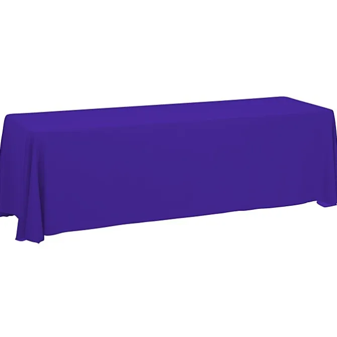 Serged Closed-Back Table Throw - 8 feet - Blank