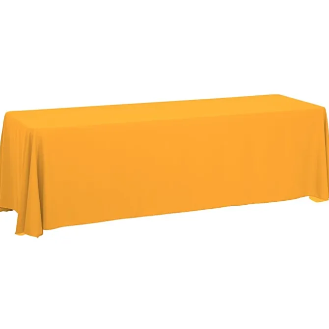 Serged Closed-Back Table Throw - 8 feet - Blank