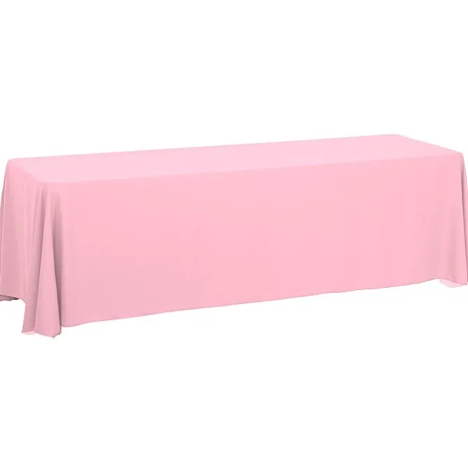 Serged Closed-Back Table Throw - 8 feet - Blank