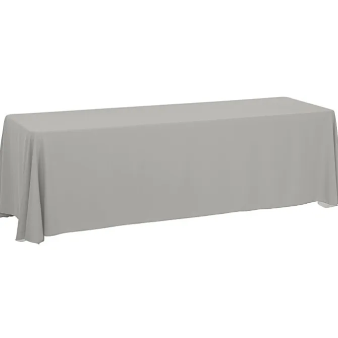 Serged Closed-Back Table Throw - 8 feet - Blank