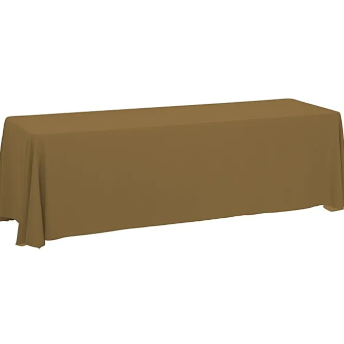 Serged Closed-Back Table Throw - 8 feet - Blank