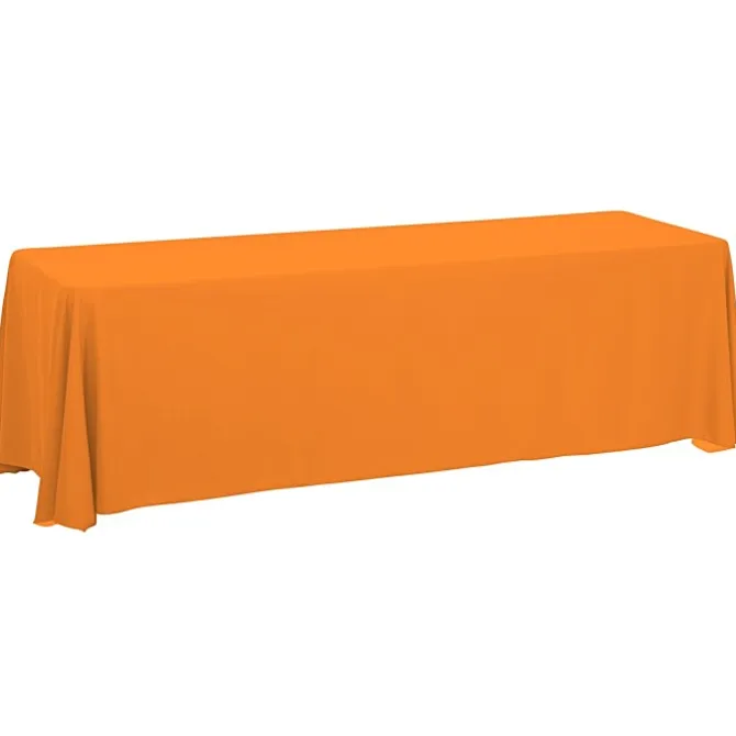 Serged Closed-Back Table Throw - 8 feet - Blank