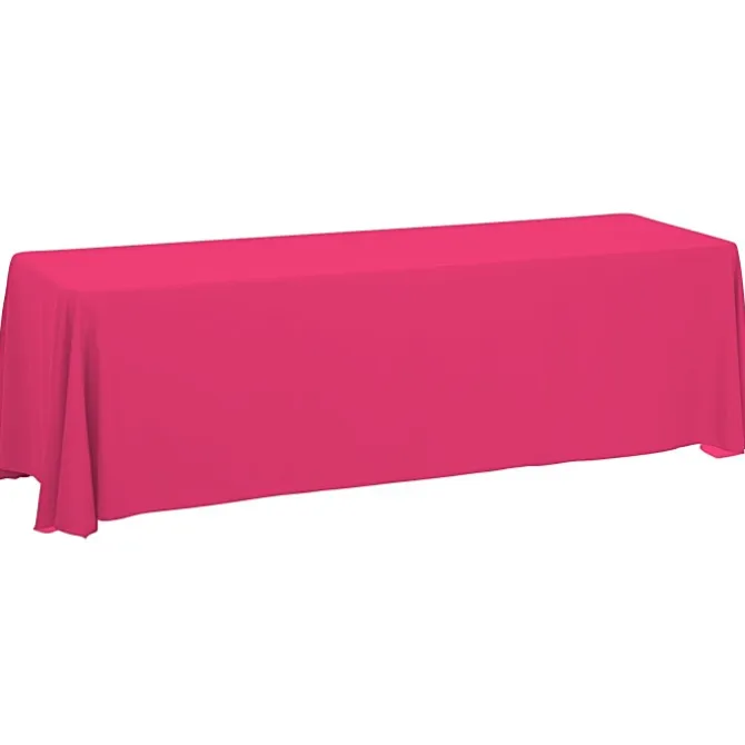 Serged Closed-Back Table Throw - 8 feet - Blank