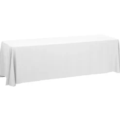 Serged Closed-Back Table Throw - 8 feet - Blank