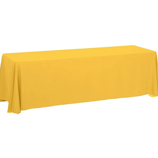 Serged Closed-Back Table Throw - 8 feet - Blank