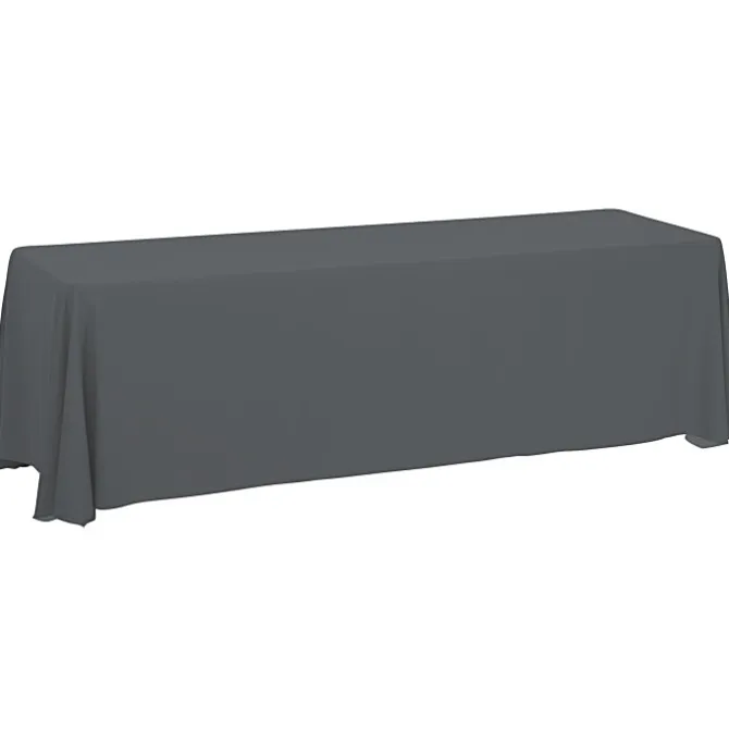 Serged Closed-Back Table Throw - 8 feet - Blank