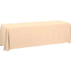 Serged Closed-Back Table Throw - 8 feet - Blank