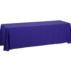 Serged Closed-Back Table Throw - 8 feet - Blank