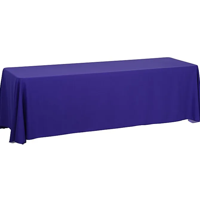 Serged Closed-Back Table Throw - 8 feet - Blank
