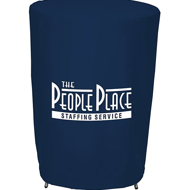 Serged Fitted Round Table Cover - 42 inches