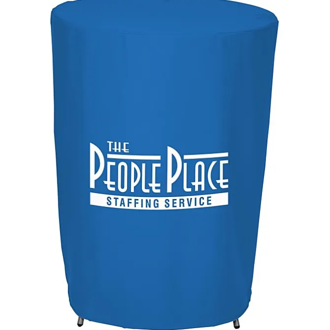 Serged Fitted Round Table Cover - 42 inches