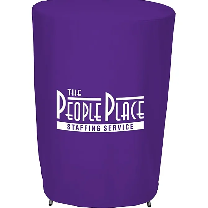 Serged Fitted Round Table Cover - 42 inches