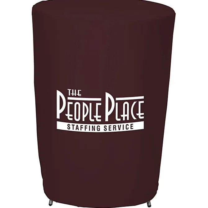 Serged Fitted Round Table Cover - 42 inches