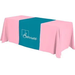 Serged 6-foot Closed-Back Table Throw and Runner Kit - 24 hr