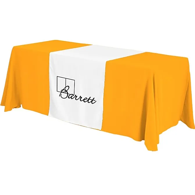 Serged 6-foot Closed-Back Table Throw and Runner Kit - 24 hr