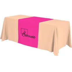 Serged 6-foot Closed-Back Table Throw and Runner Kit - 24 hr