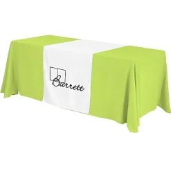Serged 6-foot Closed-Back Table Throw and Runner Kit - 24 hr