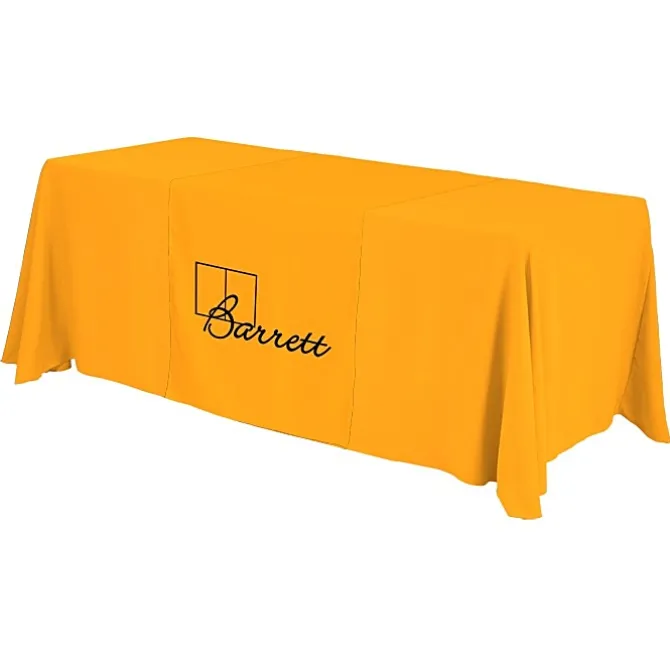 Serged 6-foot Closed-Back Table Throw and Runner Kit - 24 hr
