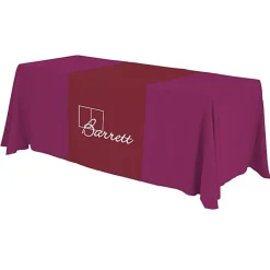 Serged 6-foot Closed-Back Table Throw and Runner Kit - 24 hr