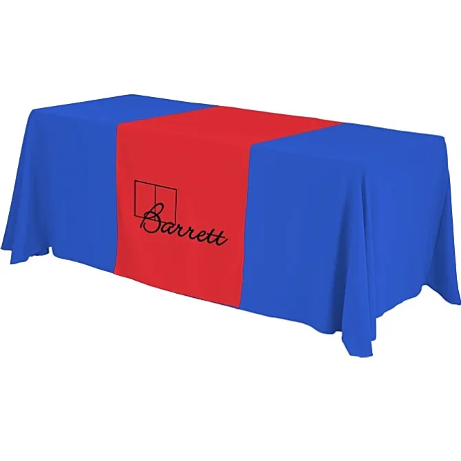 Serged 6-foot Closed-Back Table Throw and Runner Kit - 24 hr