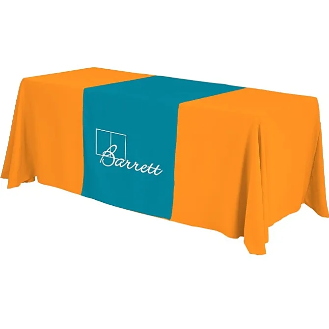 Serged 6-foot Closed-Back Table Throw and Runner Kit - 24 hr