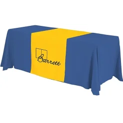 Serged 6-foot Closed-Back Table Throw and Runner Kit - 24 hr