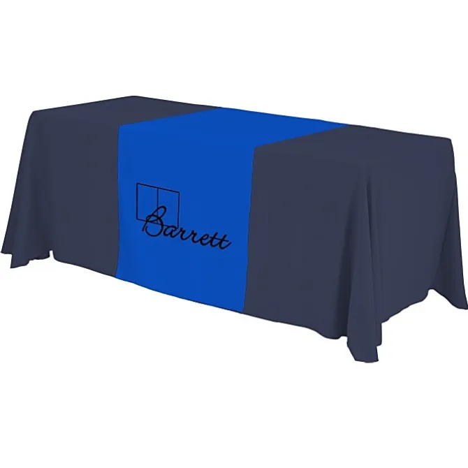 Serged 6-foot Closed-Back Table Throw and Runner Kit - 24 hr