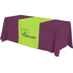 Serged 6-foot Closed-Back Table Throw and Runner Kit - 24 hr