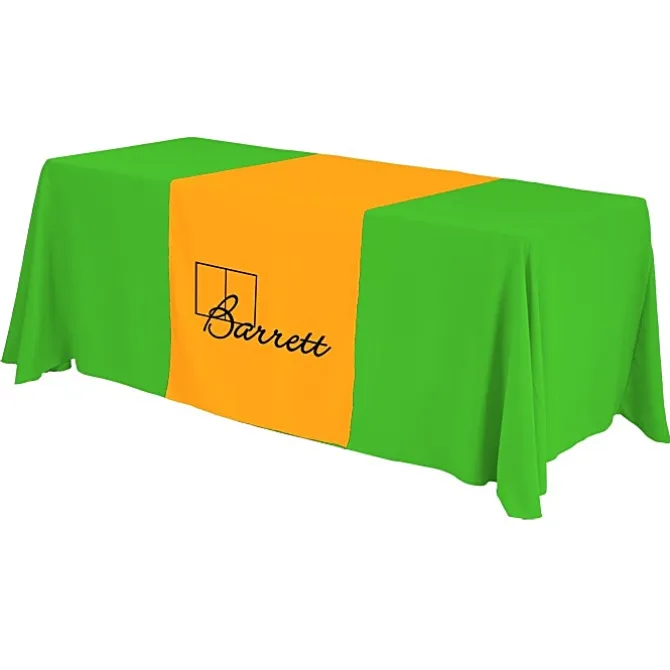 Serged 6-foot Closed-Back Table Throw and Runner Kit - 24 hr
