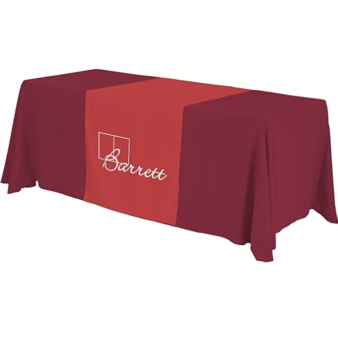 Serged 6-foot Closed-Back Table Throw and Runner Kit - 24 hr