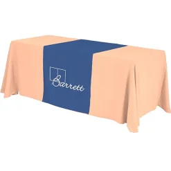 Serged 6-foot Closed-Back Table Throw and Runner Kit - 24 hr