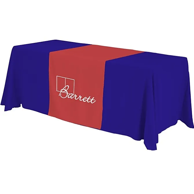 Serged 6-foot Closed-Back Table Throw and Runner Kit - 24 hr