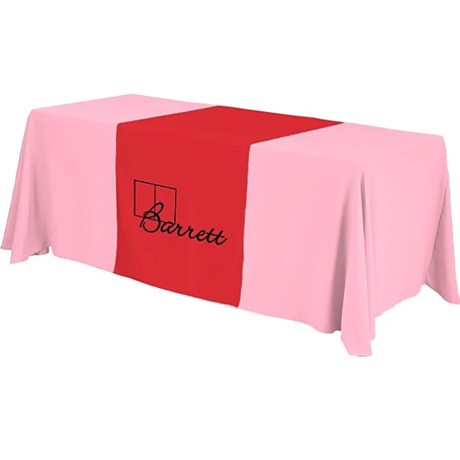 Serged 6-foot Closed-Back Table Throw and Runner Kit - 24 hr
