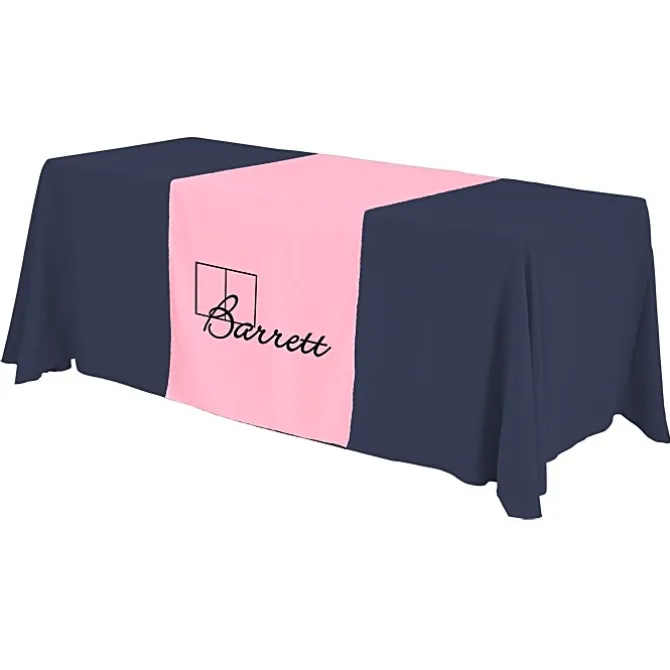 Serged 6-foot Closed-Back Table Throw and Runner Kit - 24 hr