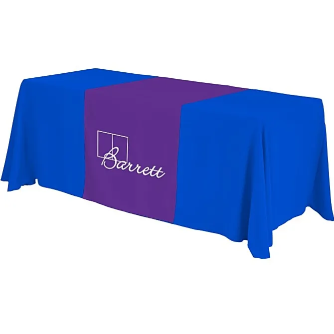 Serged 6-foot Closed-Back Table Throw and Runner Kit - 24 hr