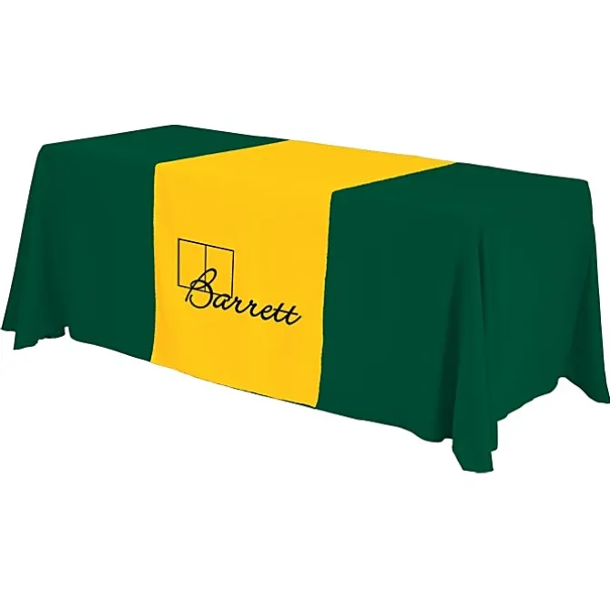 Serged 6-foot Closed-Back Table Throw and Runner Kit - 24 hr