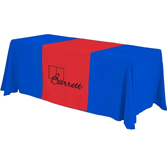 Serged 6-foot Closed-Back Table Throw and Runner Kit - 24 hr