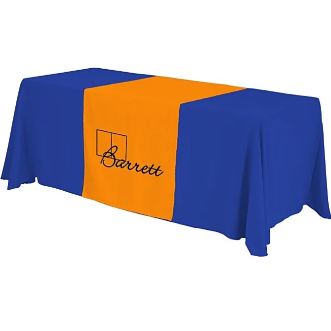 Serged 6-foot Closed-Back Table Throw and Runner Kit - 24 hr