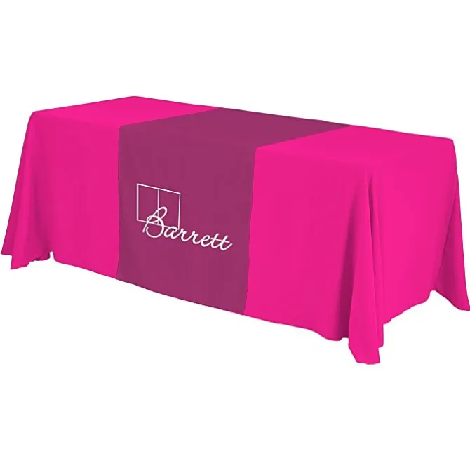 Serged 6-foot Closed-Back Table Throw and Runner Kit - 24 hr