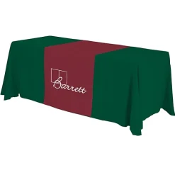 Serged 6-foot Closed-Back Table Throw and Runner Kit - 24 hr