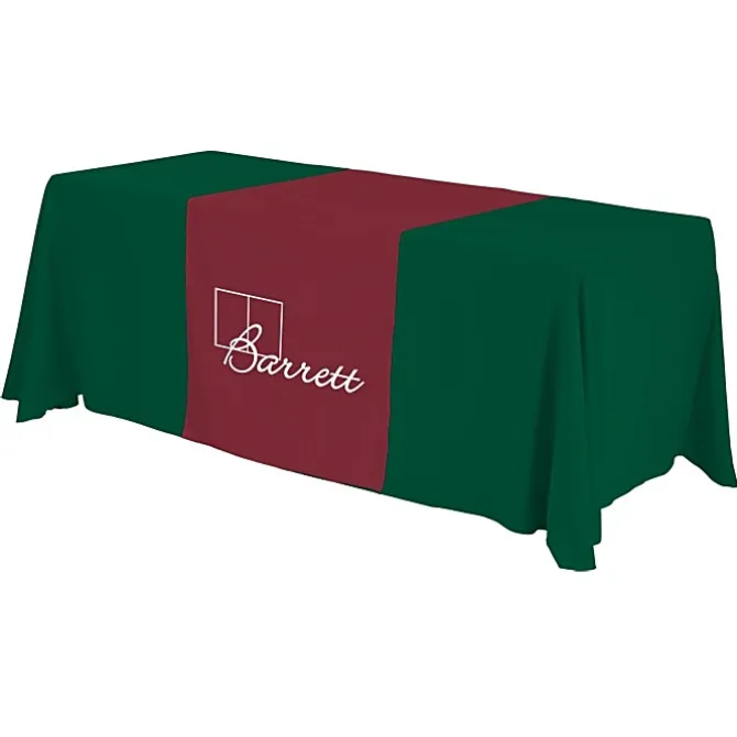 Serged 6-foot Closed-Back Table Throw and Runner Kit - 24 hr