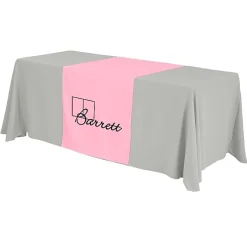 Serged 6-foot Closed-Back Table Throw and Runner Kit - 24 hr