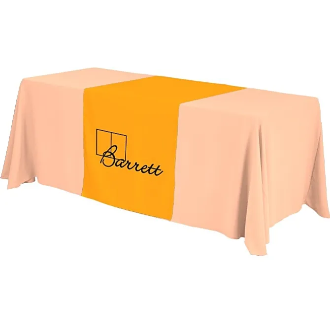 Serged 6-foot Closed-Back Table Throw and Runner Kit - 24 hr