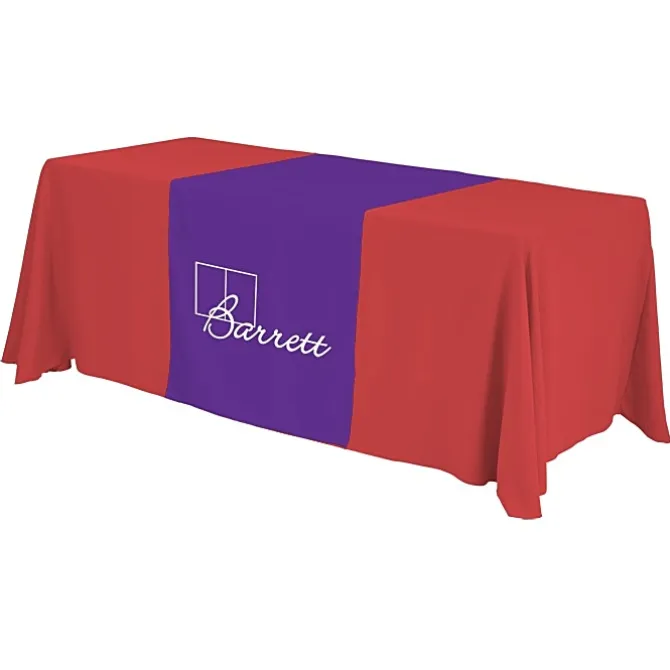 Serged 6-foot Closed-Back Table Throw and Runner Kit - 24 hr